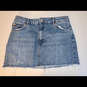 TopShop MOTO Mini Denim Skirt